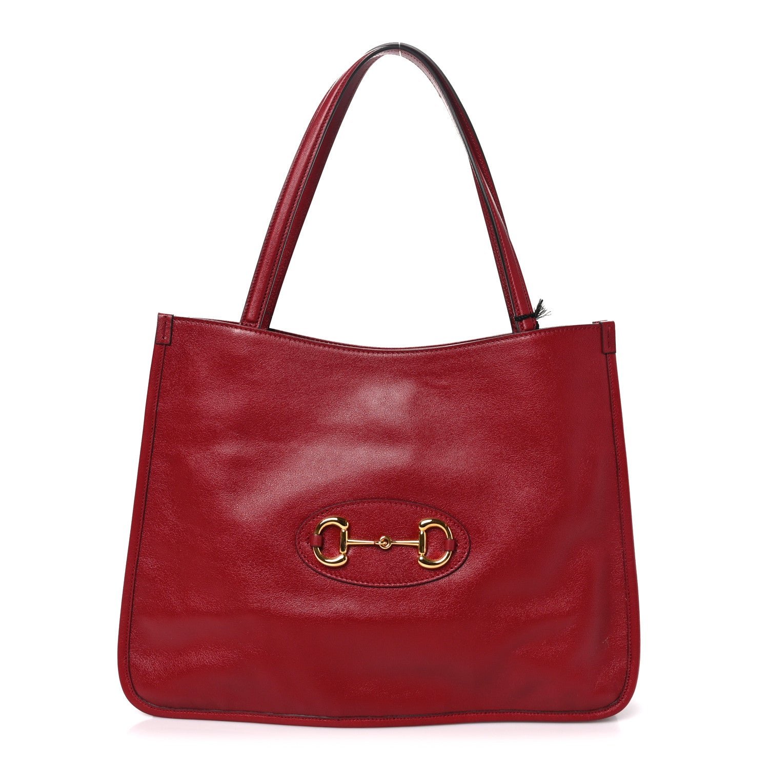 Gucci New Sakai Calfskin Lux Horsebit 1955 Tote Bag New Cherry Red