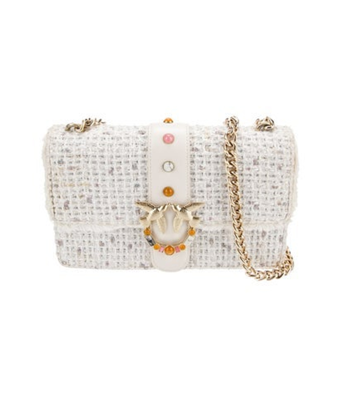 Pinko Tweed Shoulder Bag