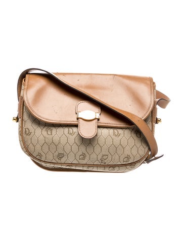 Vintage Honeycomb Crossbody Bag