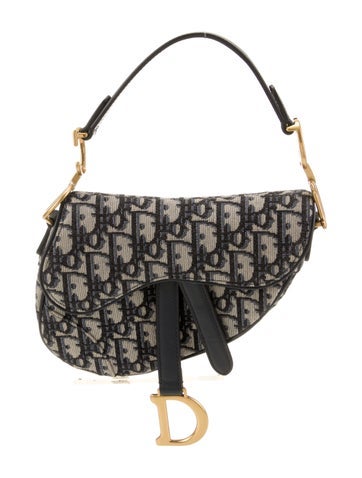 Dior Oblique Jacquard Saddle Mini
