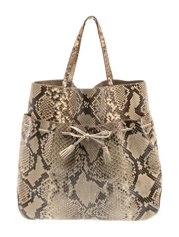 Anya Hindmarch Python Top Handle Bag Vintage