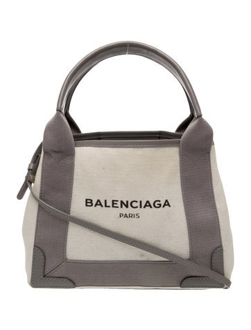 Balenciaga Signature Canvas Cabas Crossbody Bag