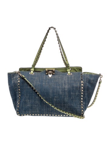 Valentino Rockstud Top Handle Bag