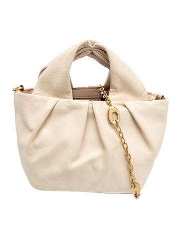 Staud Leather Top Handle Bag