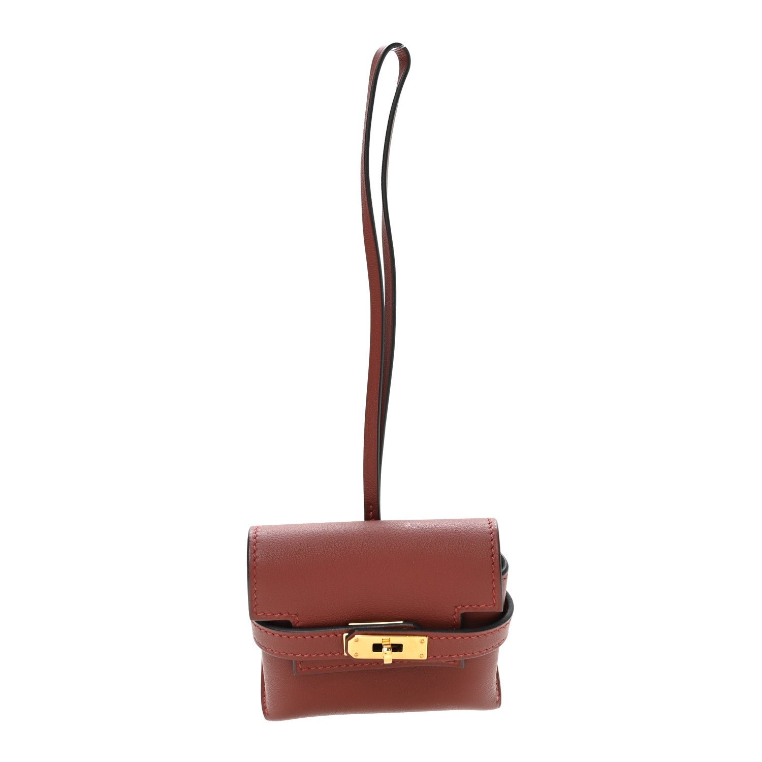 Hermes Swift Kelly Festival Bag Charm Rouge H