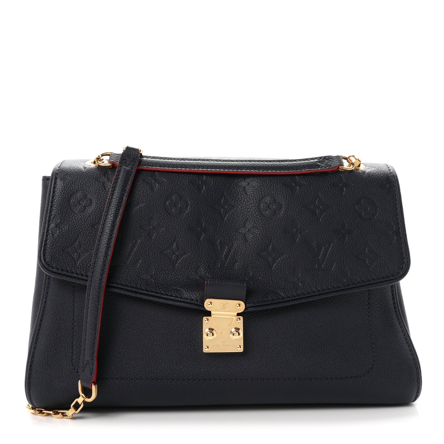 Louis Vuitton Empreinte Saint Germain MM Marine Rouge