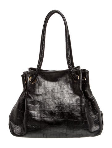 Leather Top Handle Bag
