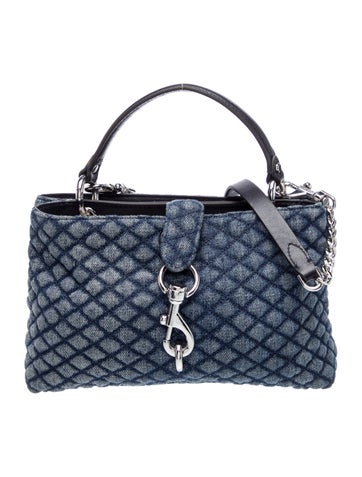 Rebecca Minkoff Denim Top Handle Bag