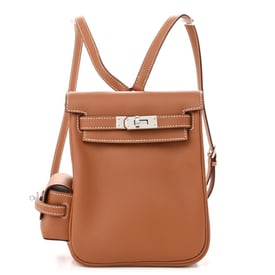 Hermes Swift Kelly Jump Backpack Gold