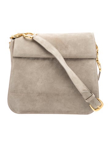 Ferragamo Suede Crossbody Bag