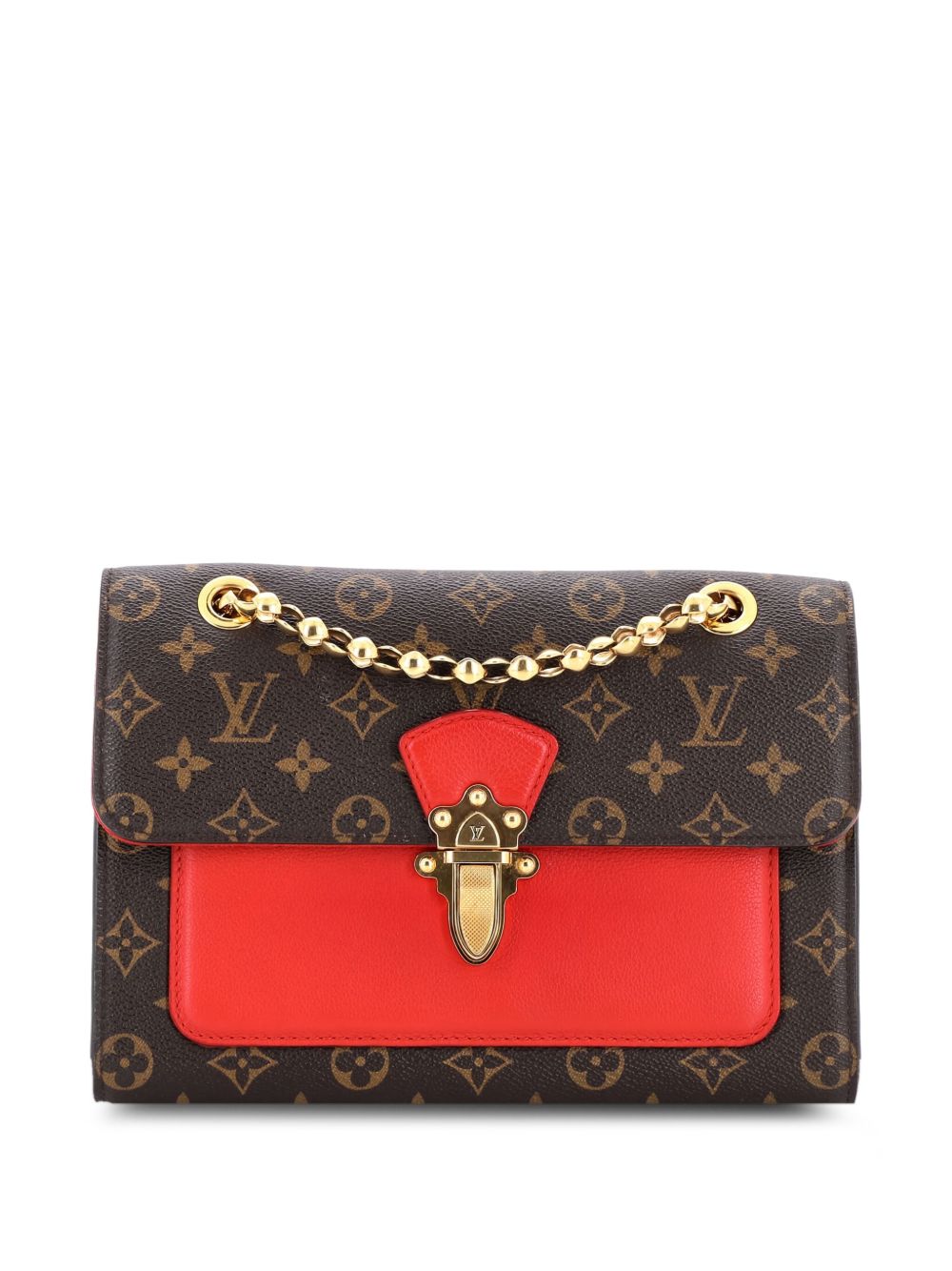 Victoire Handbag Monogram Canvas and Leather shoulder bag
