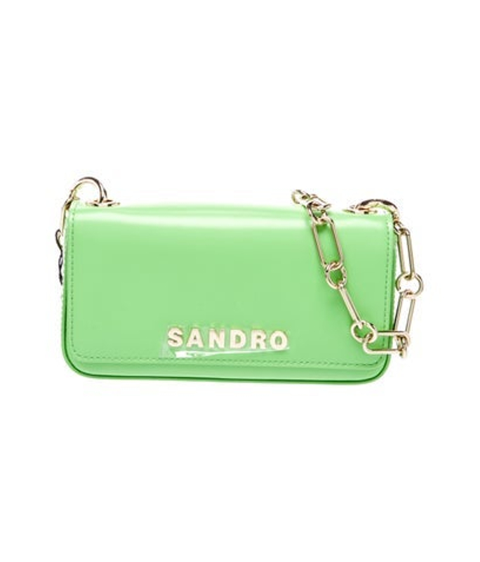 Sandro Leather Shoulder Bag W Tags