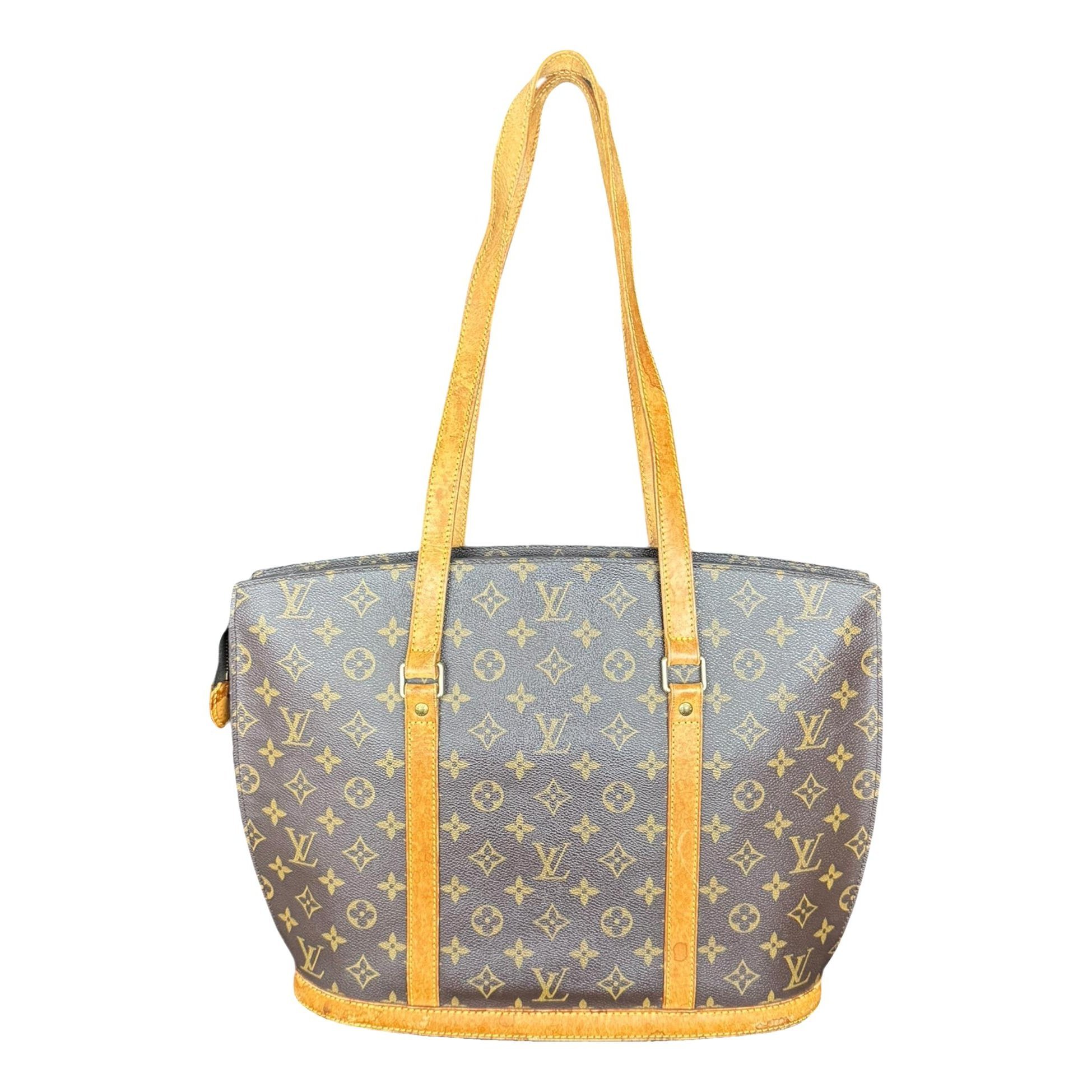 Babylone vintage leather tote