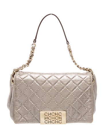 Carolina Herrera Leather Shoulder Bag