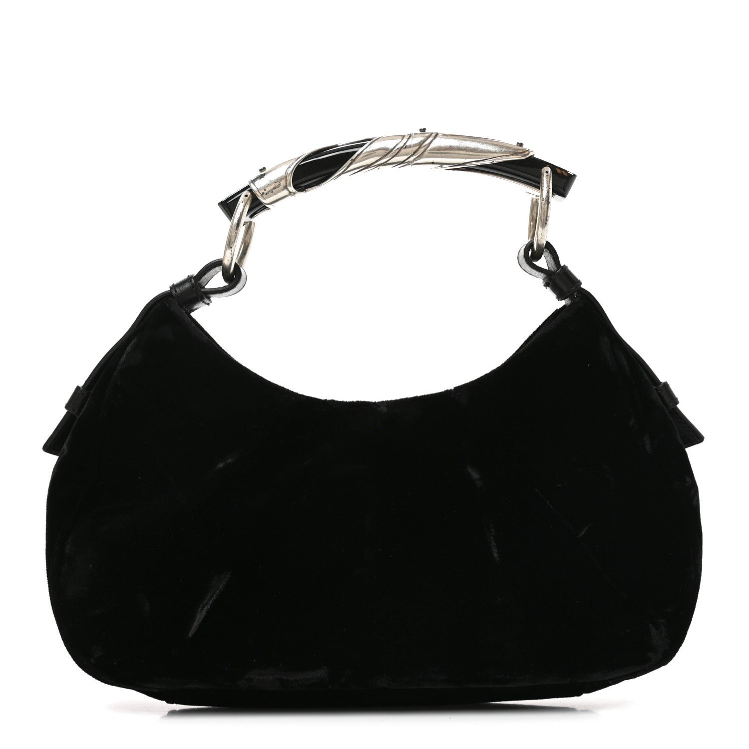 Saint Laurent Velvet Mombasa Small Black