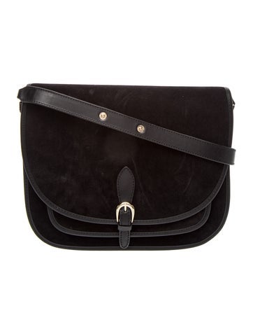 Suede Crossbody Bag