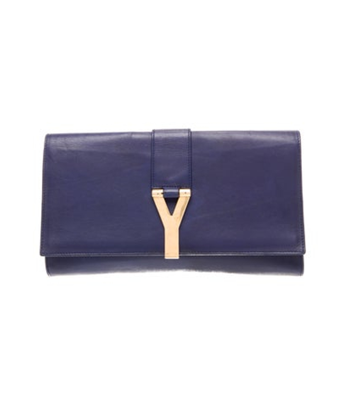Saint Laurent Laurent Leather Clutch