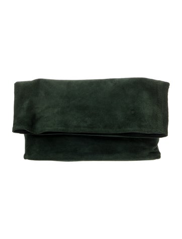 Suede Clutch