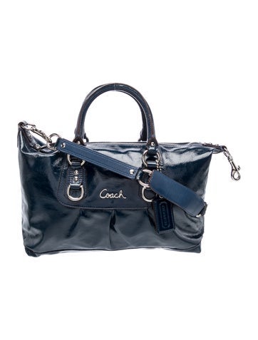 Patent Leather Top Handle Bag