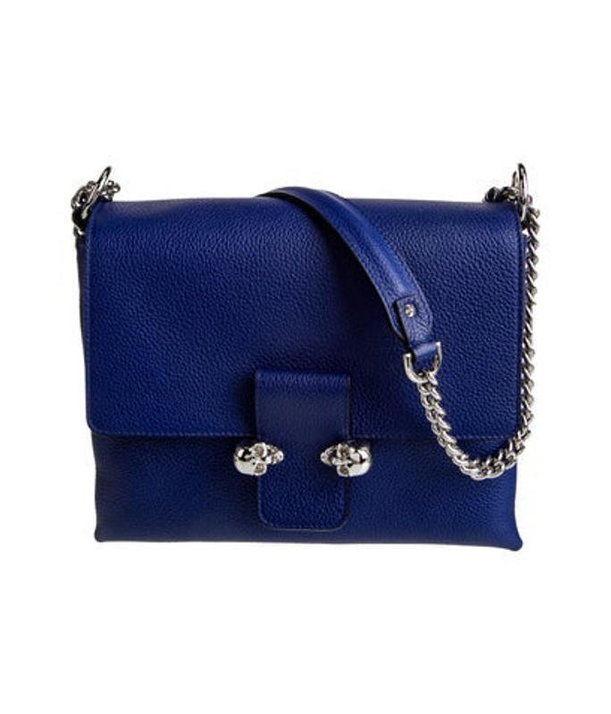 Alexander McQueen Mcqueen Leather Twin Skull Medium