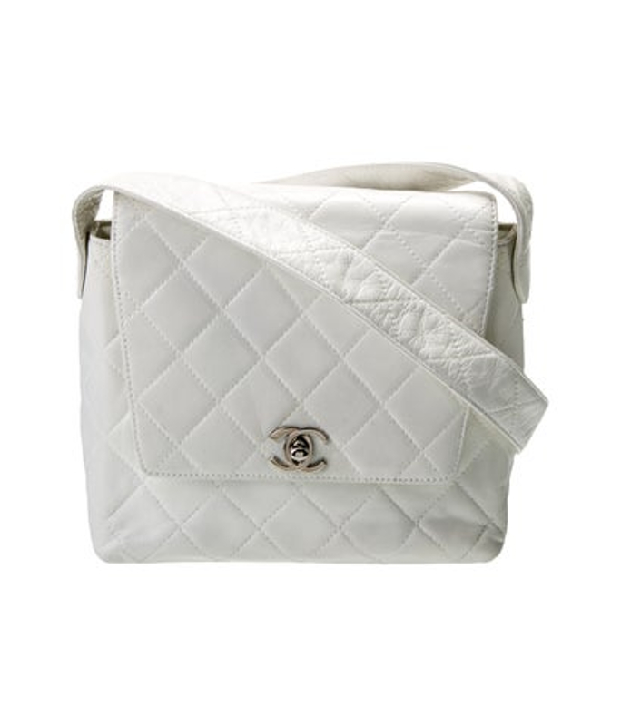 Chanel Leather Square Cc Crossbody