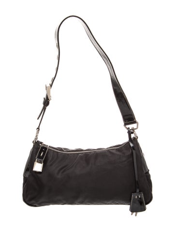 Enameled Metal Triangle Shoulder Bag