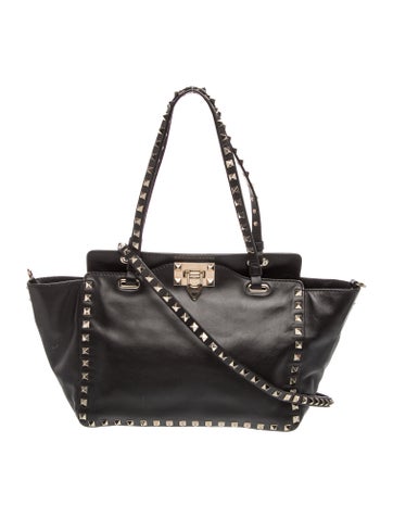 Rockstud Top Handle Bag
