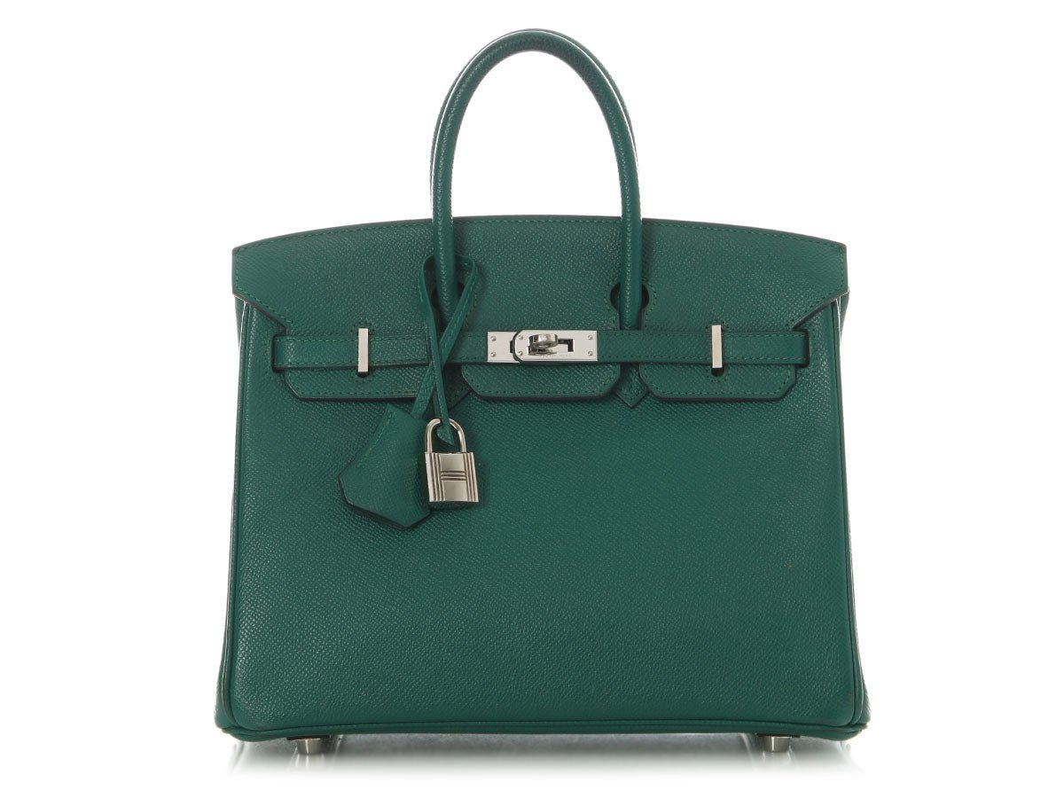 Hermès Malachite Epsom Birkin 25