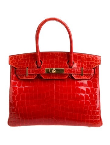 Hermes Shiny Niloticus Crocodile Birkin 30