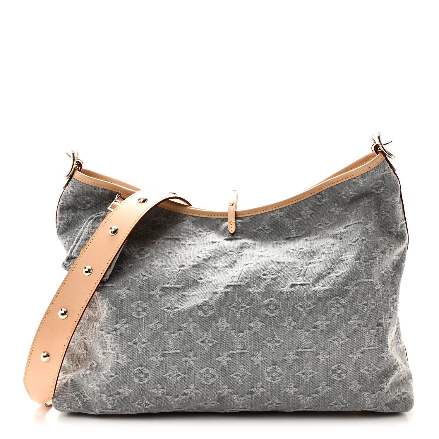 Louis Vuitton Monogram Denim CarryAll MM Washed Grey