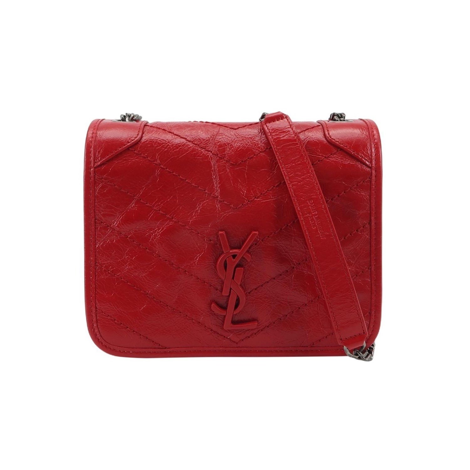 Saint Laurent Leather Niki Chain Mini