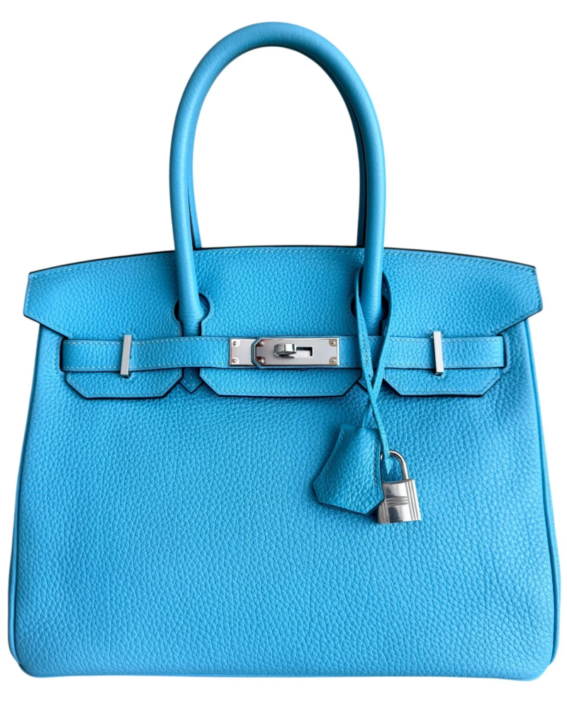 Bleu du Nord Blue Togo Birkin 30 Palladium Hardware, 2019