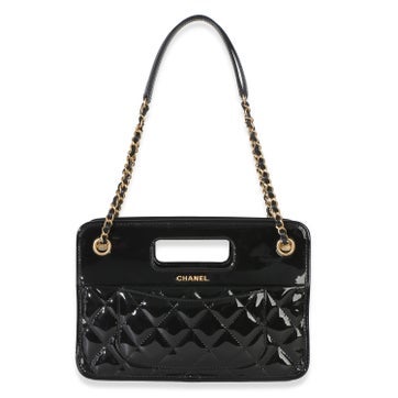Patent Leather Shopping Bag Small