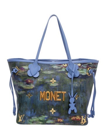 LV Monogram Masters Collection Monet Neverfull with Pouch MM