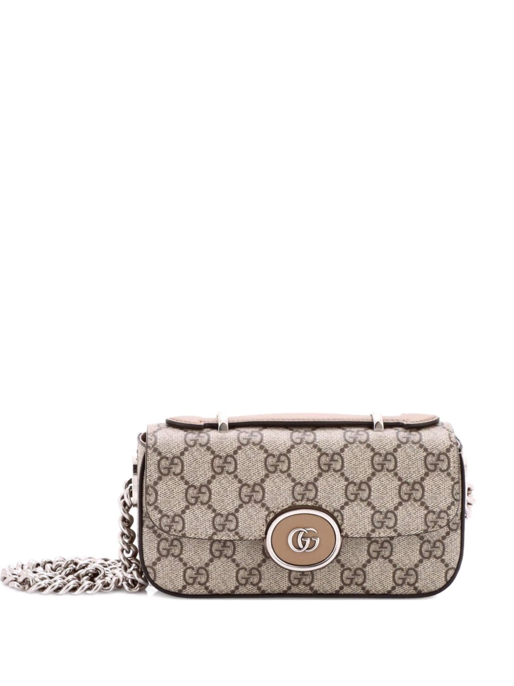 Petite GG Flap Shoulder Bag GG Coated Canvas Small crossbody bag