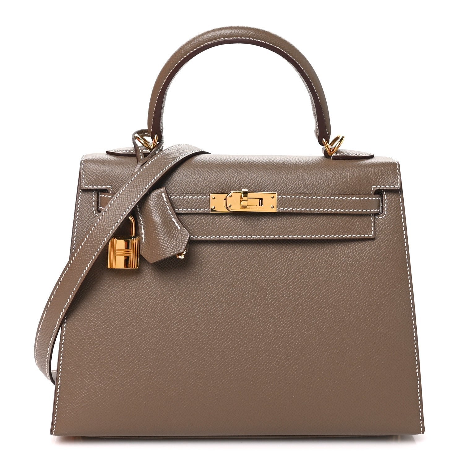 Hermes Epsom Kelly Sellier 25 Etoupe