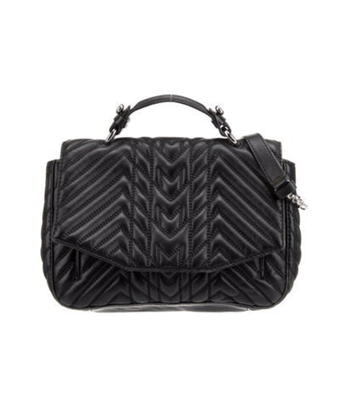 Maje Leather Shoulder Bag
