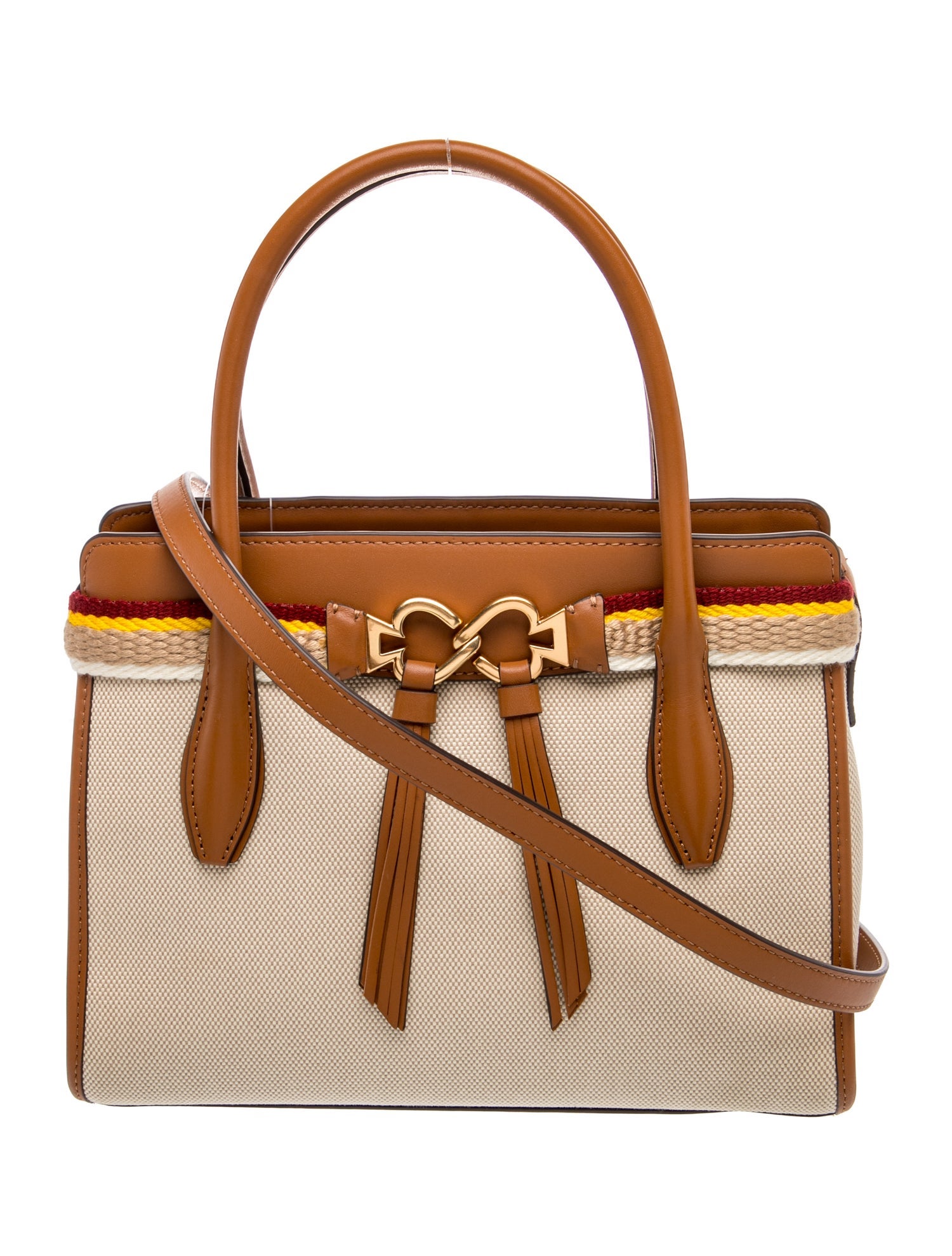 Leather Top Handle Bag