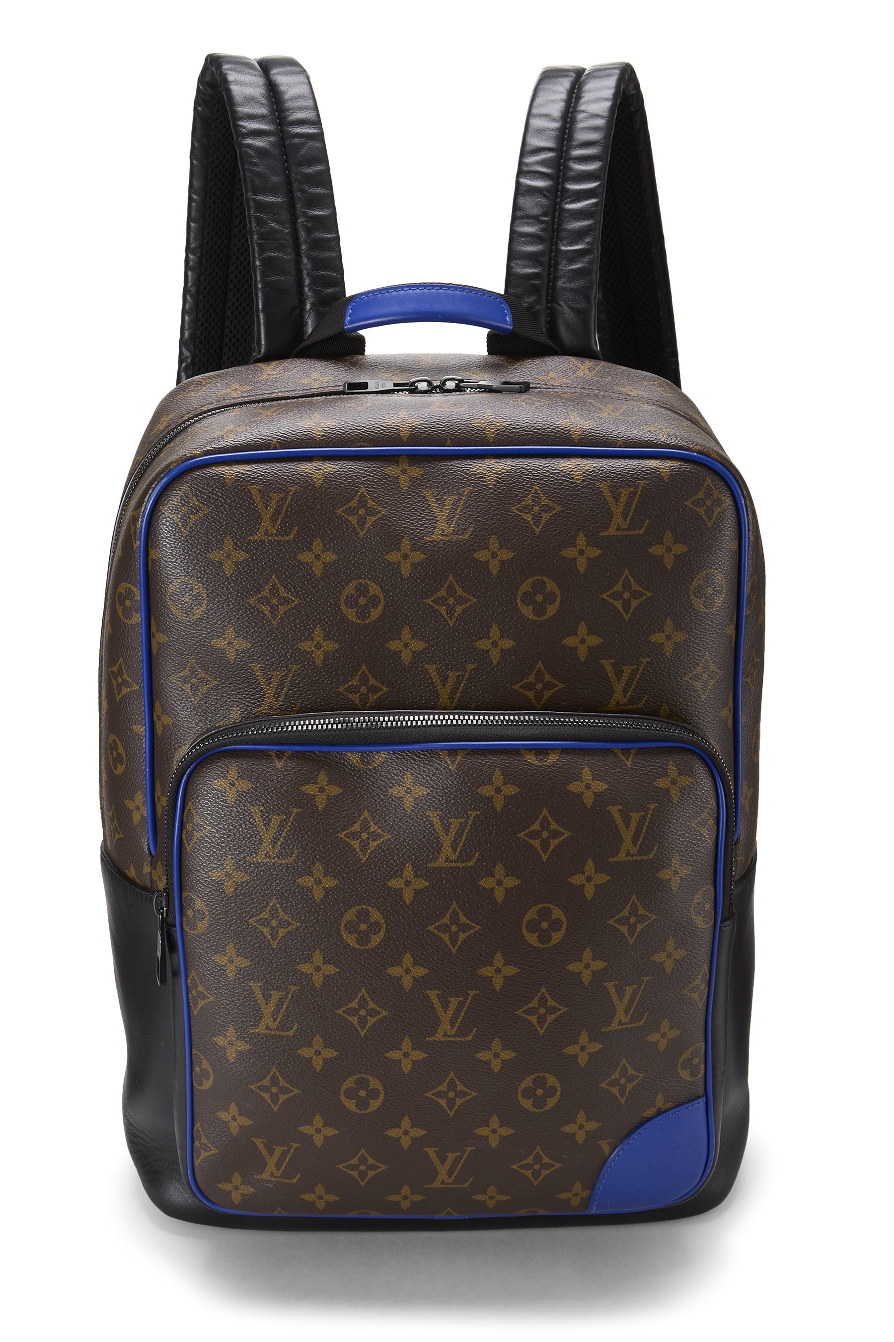 Blue Monogram Canvas Macassar Dean Backpack