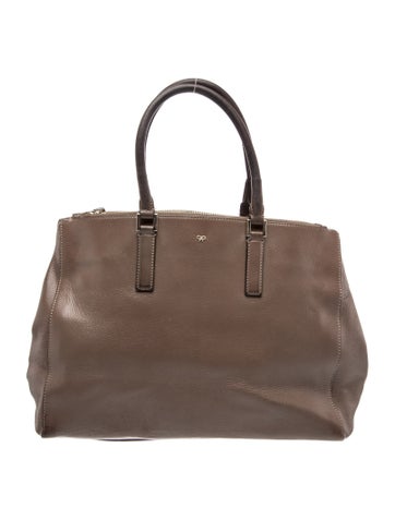 Leather Top Handle Bag