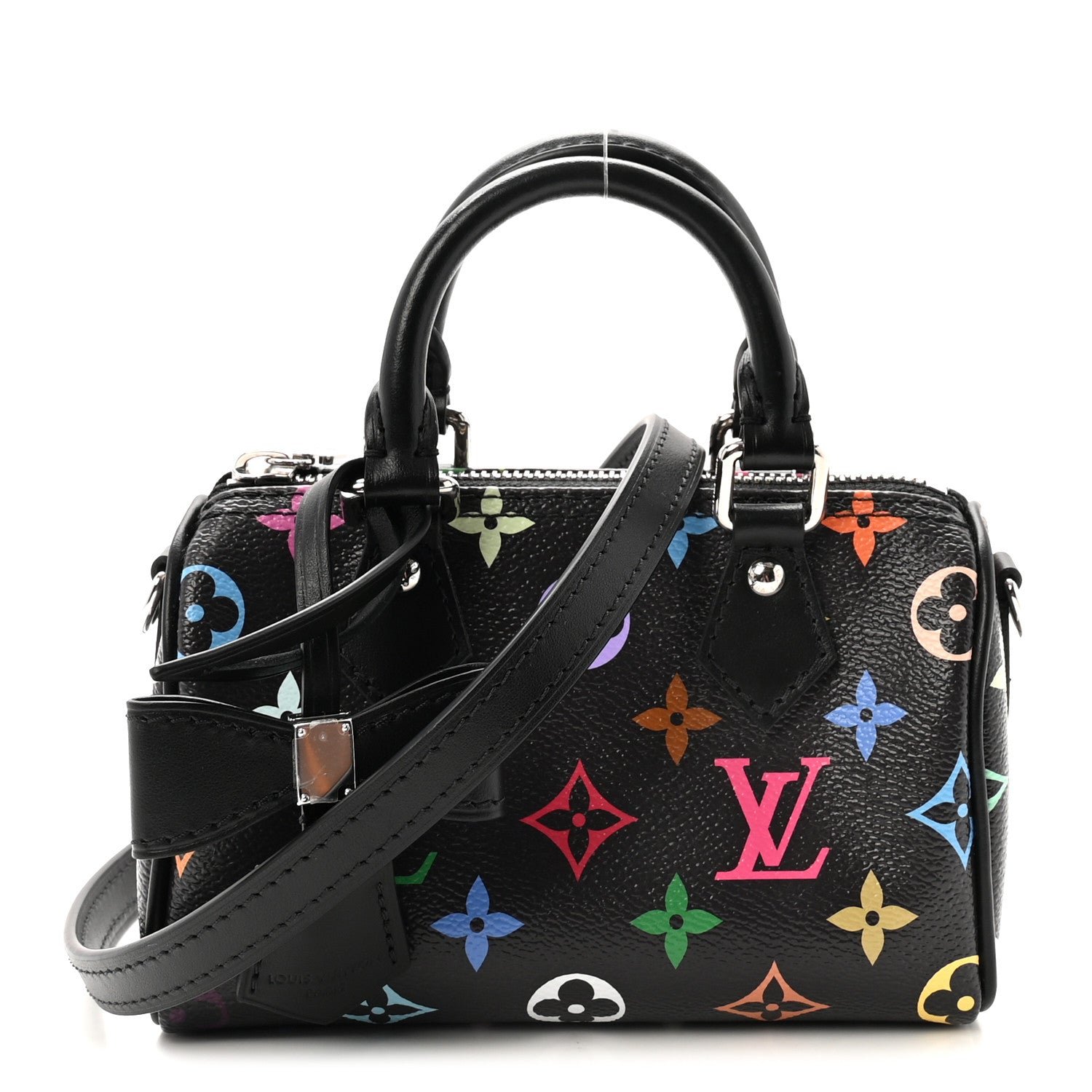 Louis Vuitton Louis Vuitton LV x TM Monogram Multicolor Nano Speedy Black