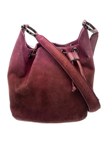 Salvatore Ferragamo Suede Bucket Bag