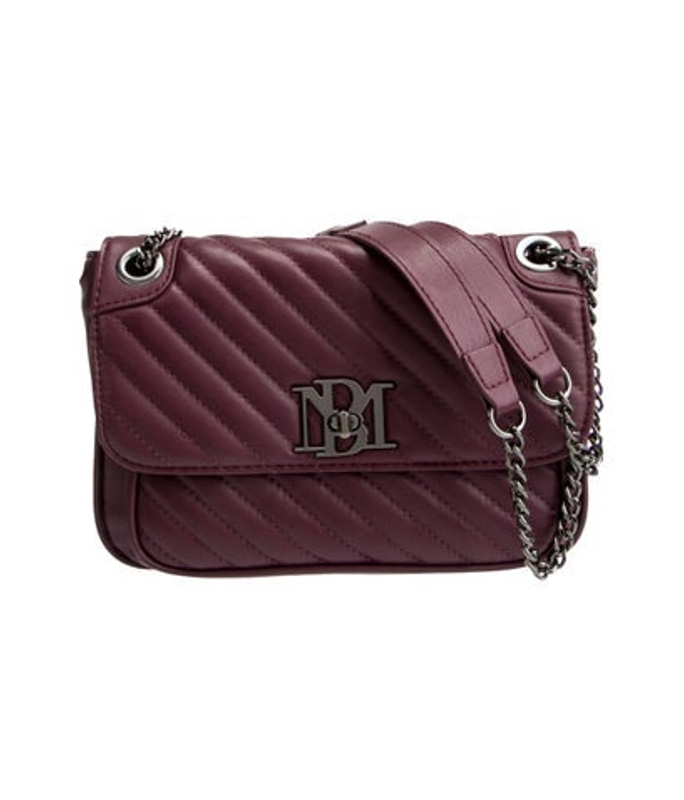 Badgley Mischka Mischka Leather Messenger Bag W Tags