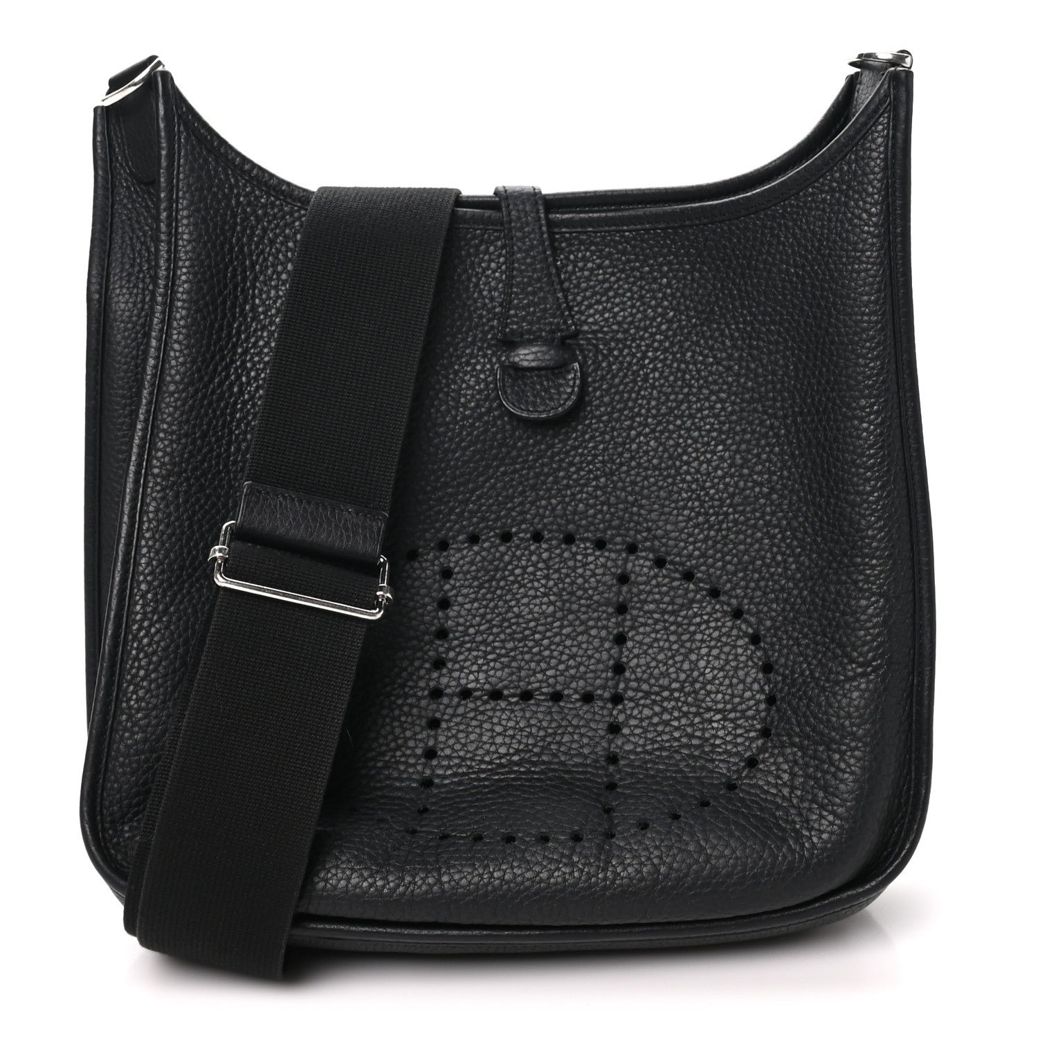 Hermes Taurillon Clemence Evelyne III PM Black