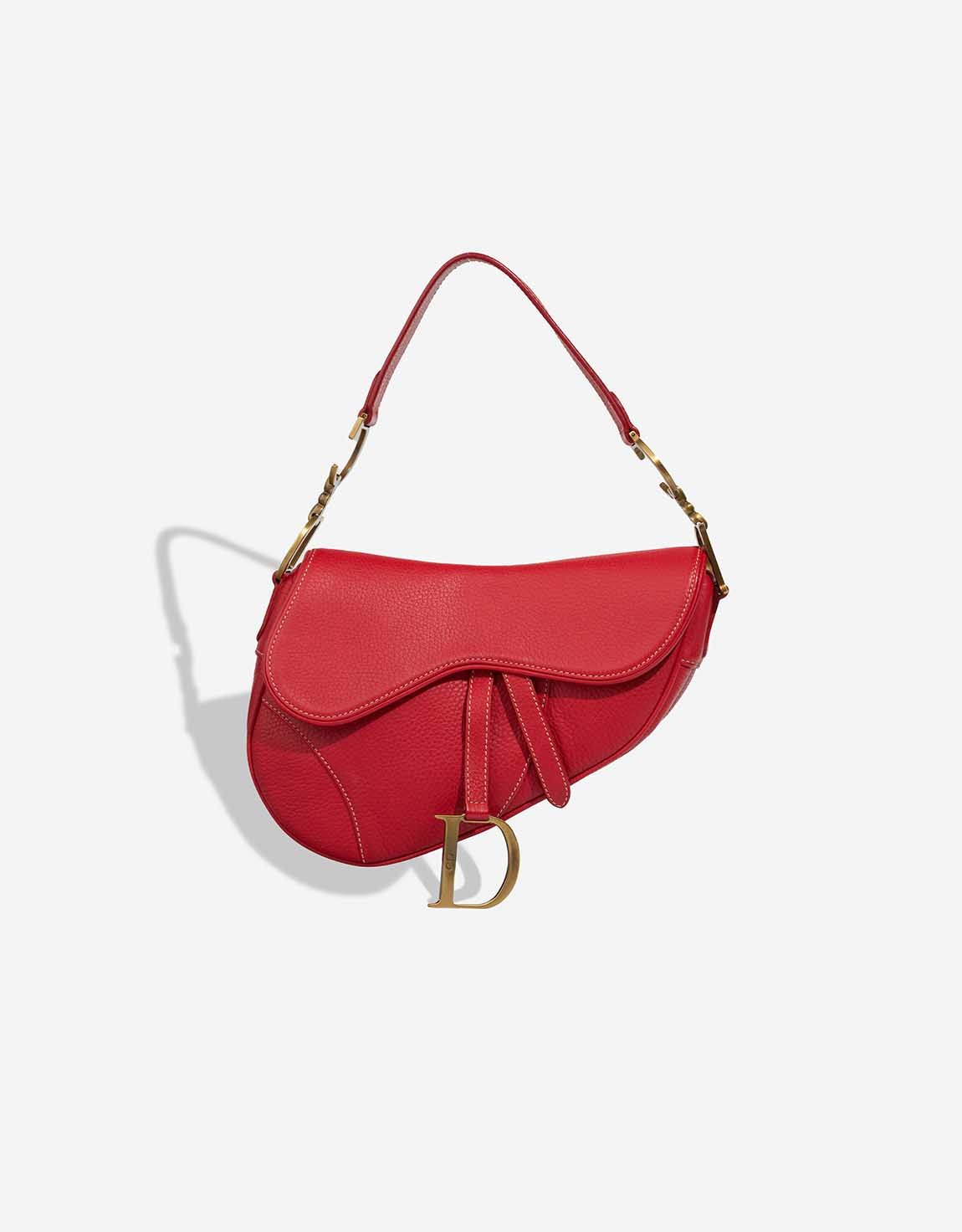 Dior 
		Saddle Medium Calf Red    