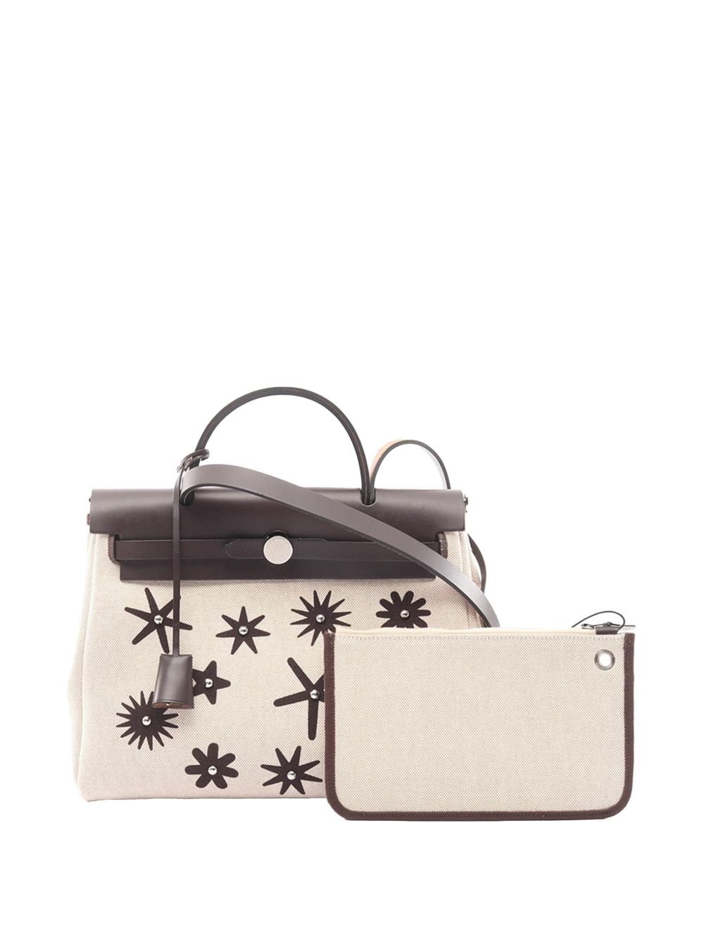 2024 Toile H Plume Circuit Rider Hobnailed Herbag Zip 31 satchel