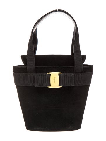Suede Top Handle Bag