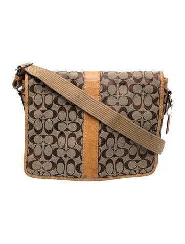 Coach Canvas Messenger Bag