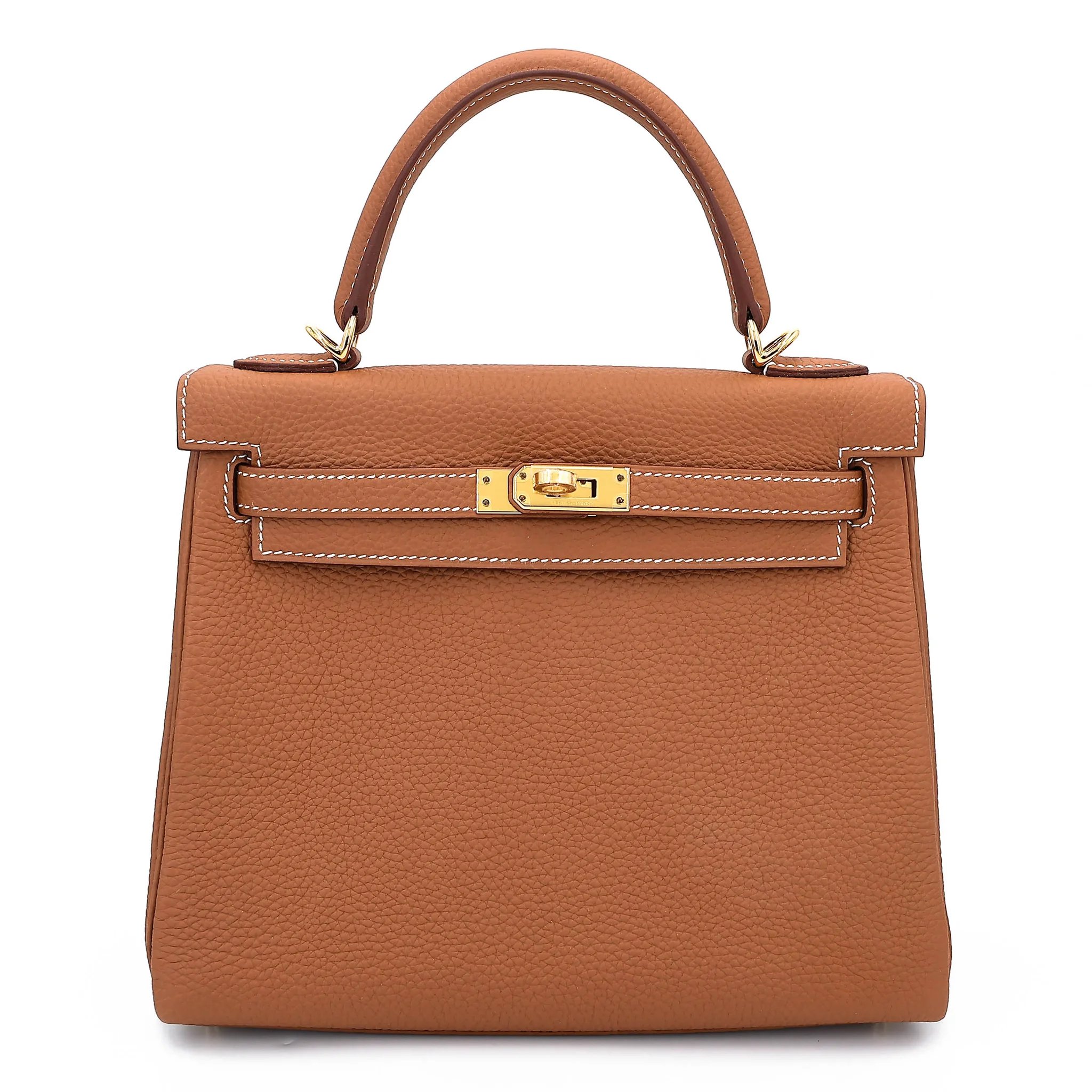Excellent ( Rank SA ) HERMÈS Kelly 25 Gold (37) Togo Gold hardware W (2024)