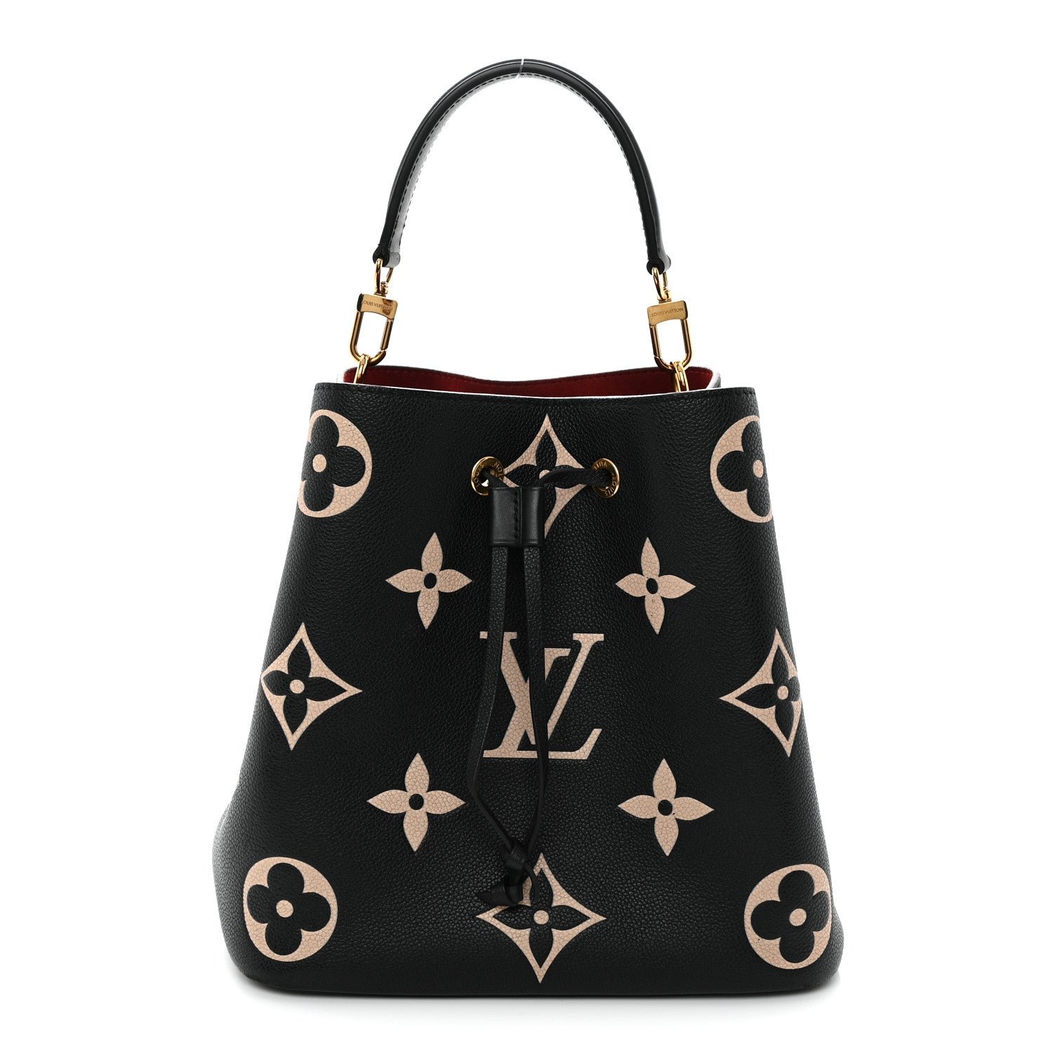 Louis Vuitton Empreinte Monogram Giant Neonoe MM Black Beige